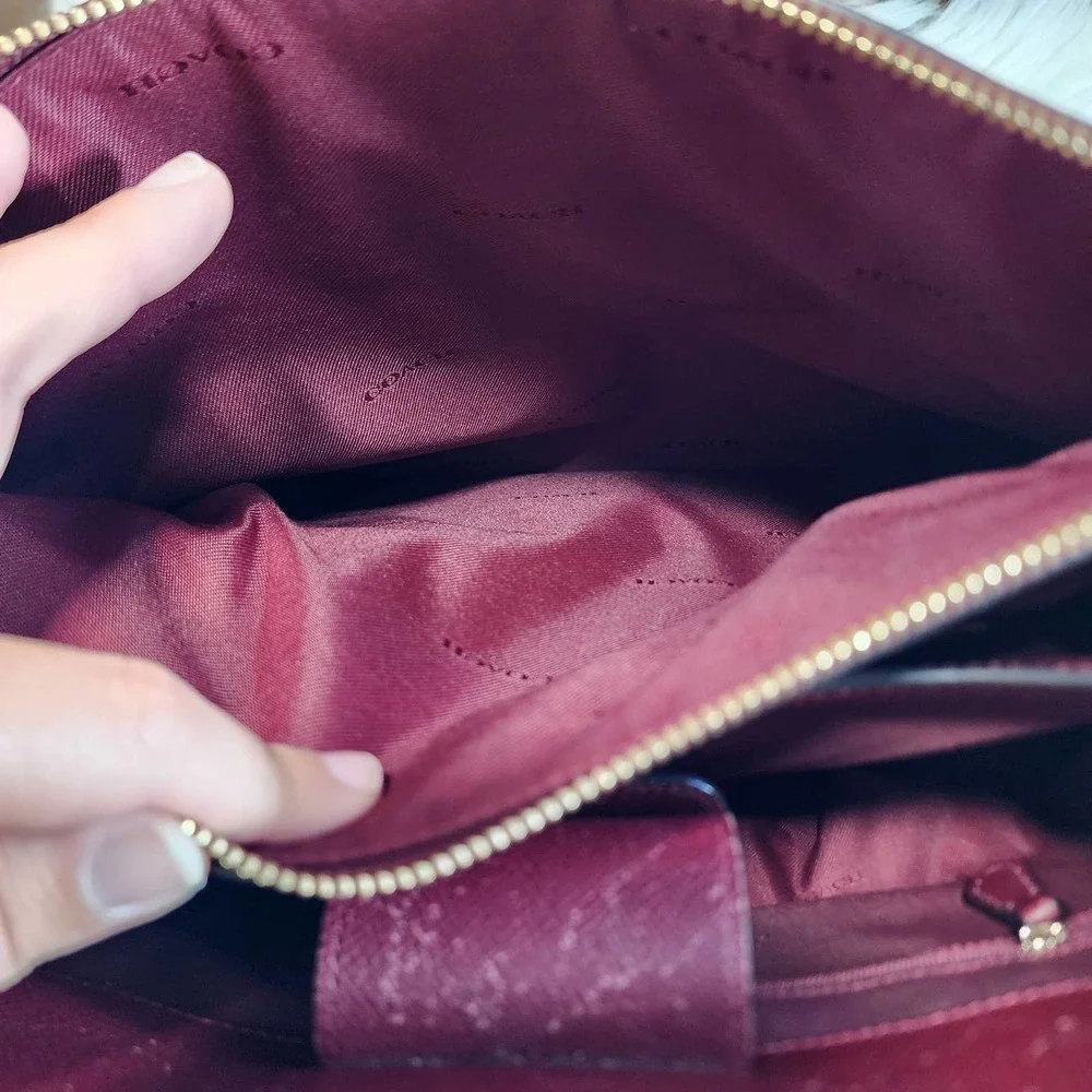 Coach Bordeaux Red Stanton Carryall